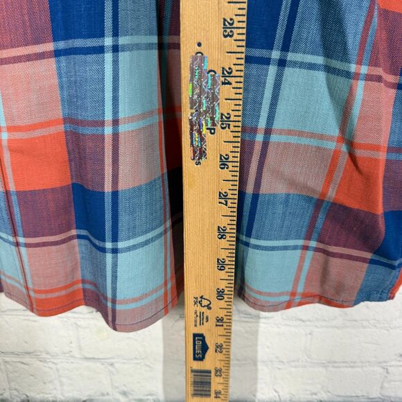 Carhartt Shirt Men Size XL Plaid Rudge Flex Short Sleeve Relaxed Fit Lightweight - Picture 7 of 10